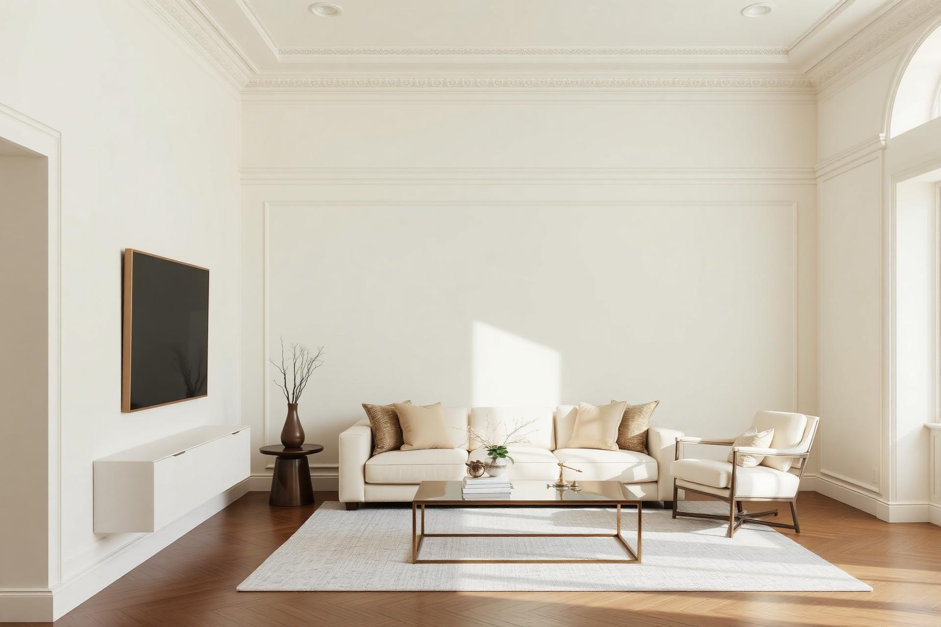 Elegantes Interieur mit Malerarbeiten von KP Design